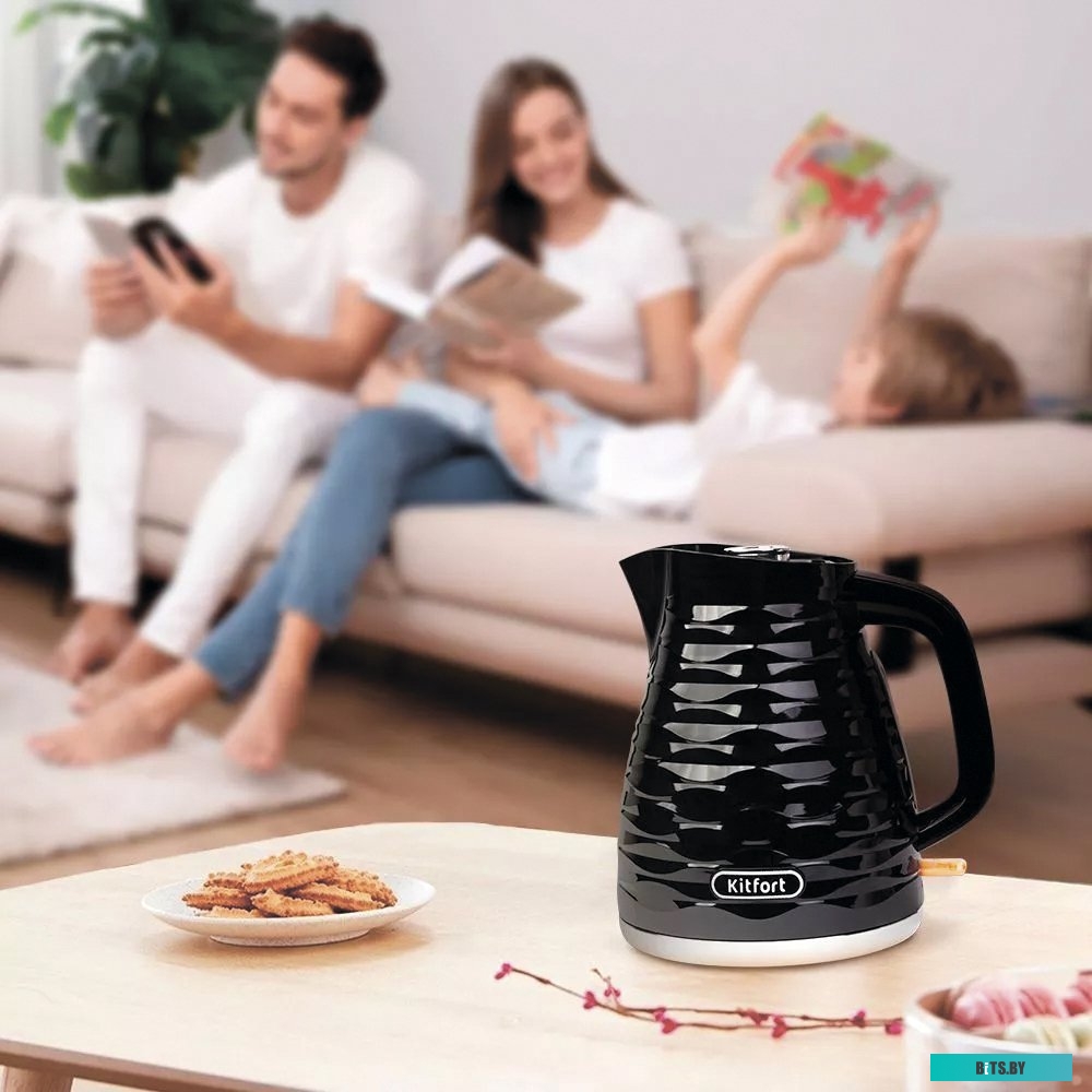 КТ-6115-2 Чайник электрический KitFort КТ-6115-2, 1800Вт, серый