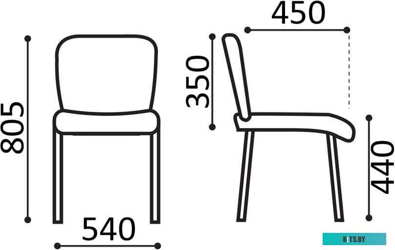 Офисное кресло (Стул) Brabix Iso CF-005 (ткань, черный) <531971>
