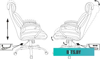 Офисное кресло (Стул) Бюрократ T-9904NSL (черный) <T-9904NSL/BLACK>