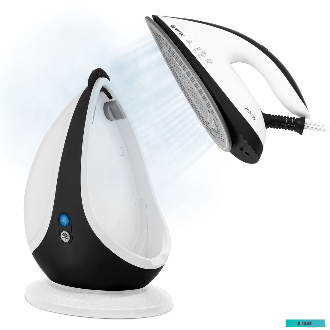 VT-2431 Парогенератор Vitek 2431-VT-02,  черный / белый