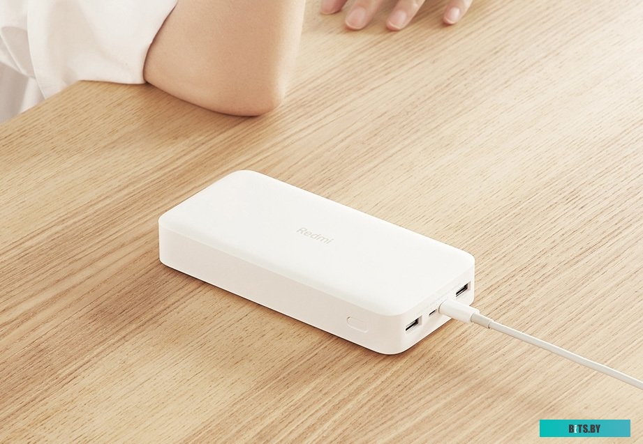 Портативное зарядное устройство Xiaomi Redmi Power Bank 20000mAh (белый, международная версия) <PB200LZM>