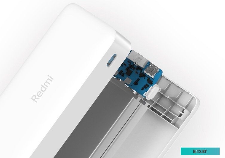 Портативное зарядное устройство Xiaomi Redmi Power Bank 20000mAh (белый, международная версия) <PB200LZM>