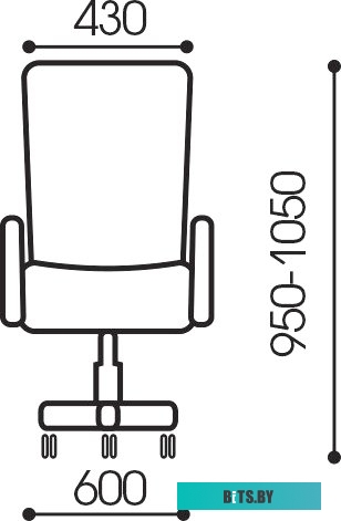 Офисное кресло (Стул) Brabix Wings MG-306 (серый/черный) <532010>