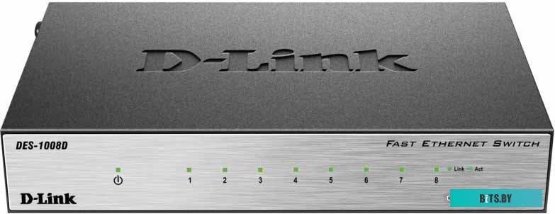 Коммутатор D-Link DES-1008D