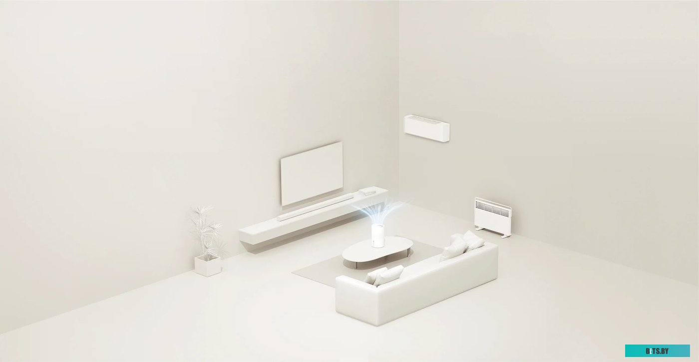 Увлажнитель воздуха традиционный Xiaomi Smart Evaporative Humidifier EU,  4л,  белый BHR8532EU