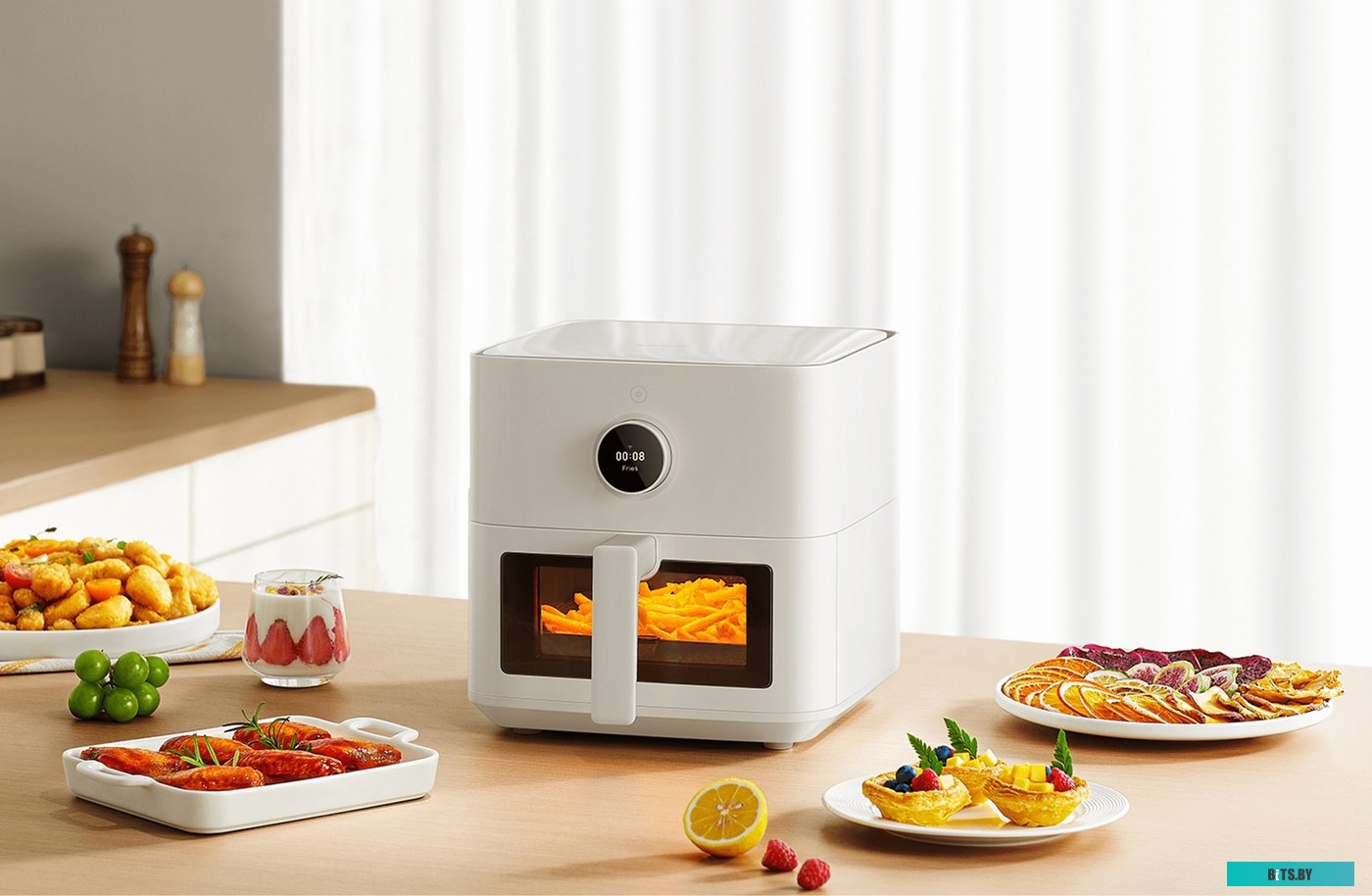 BHR8238EU Аэрогриль Xiaomi Smart Air Fryer 5.5L EU,  белый [bhr8238eu]