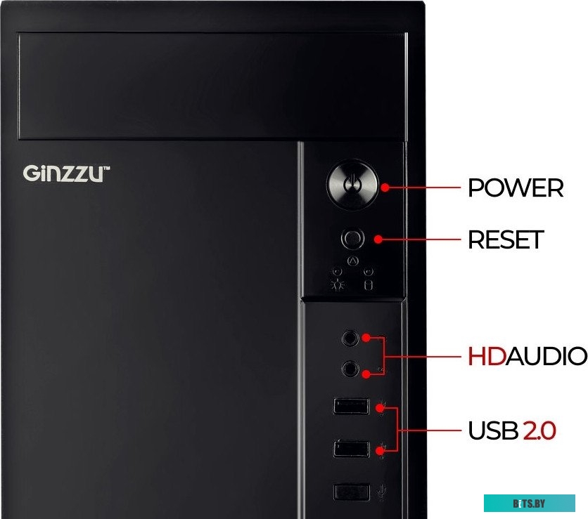 Корпус Ginzzu B410
