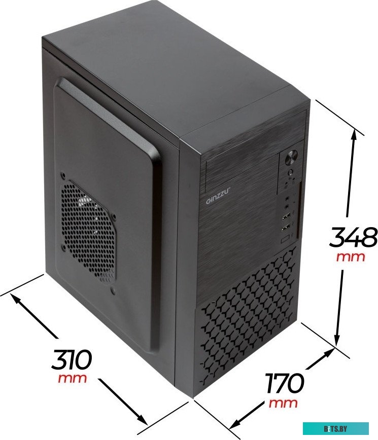 Корпус Ginzzu B410