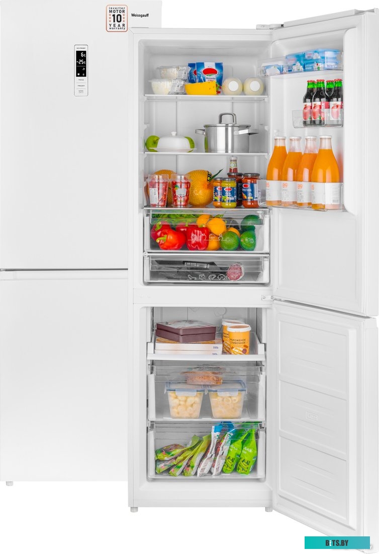 433055 Холодильник INVERTER NO FROST WHITE WRK 185 WEISSGAUFF