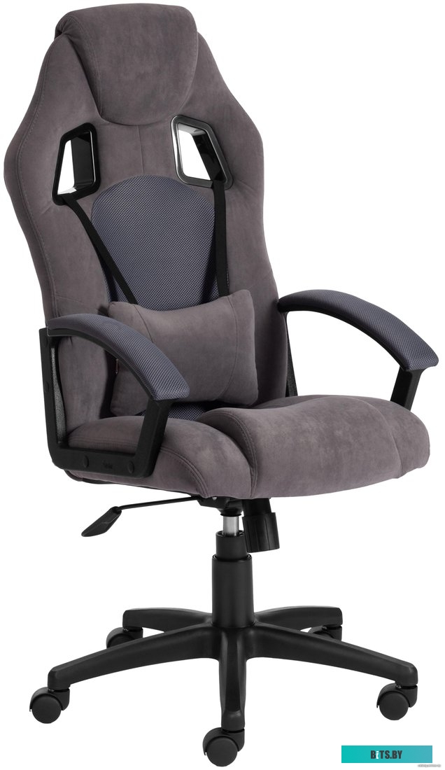 TetChair Driver (флок/ткань, серый)