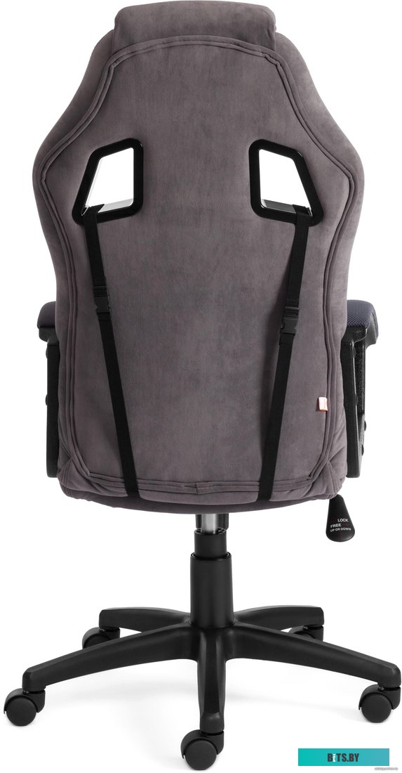TetChair Driver (флок/ткань, серый)