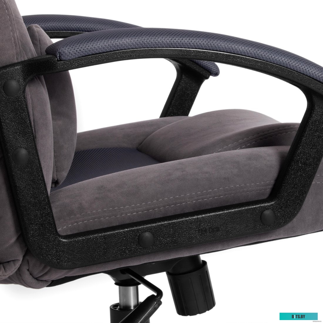 TetChair Driver (флок/ткань, серый)