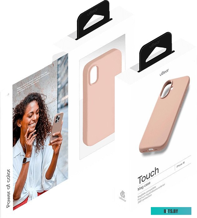 CS403LT61TH-I24M uBear Touch Mag Case для Apple iPhone 16 (латте)