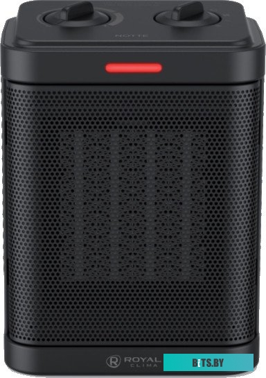 RFH-N1500DC-BL Тепловентилятор Royal Clima Notte RFH-N1500DC-BL,  1500Вт,  с термостатом, 3 режима, черный