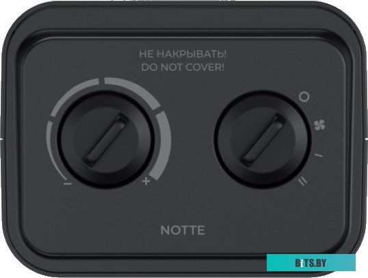 RFH-N1500DC-BL Тепловентилятор Royal Clima Notte RFH-N1500DC-BL,  1500Вт,  с термостатом, 3 режима, черный