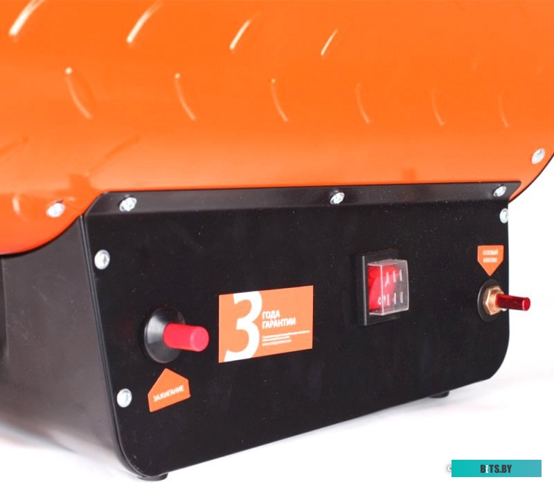 633445020 Калорифер газовый PATRIOT GS 16 [633445020] {Мощн. 16 кВт;Эл.двиг.: 25 Вт - 220 Вольт;  Тип газа: пропан/бутан; Расход: 0.9 кг/час; Вес: 4.4