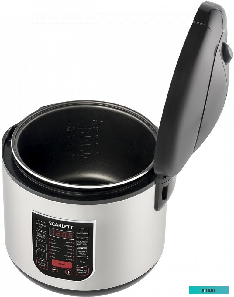 MC410S27 Мультиварка Scarlett SC-MC410S27,  900Вт,   серебристый/черный