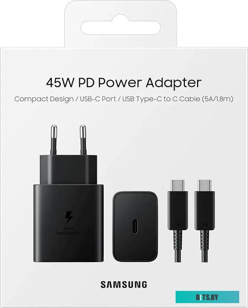 Сетевое зарядное устройство Samsung EP-T4511XBEGWW 45W