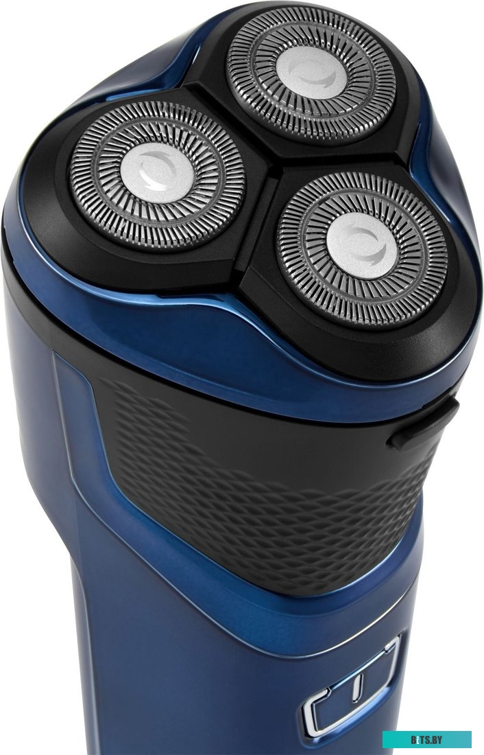 H-SH8089 Бритва роторная Hyundai H-SH8089 реж.эл.:3 питан.:аккум. голубой