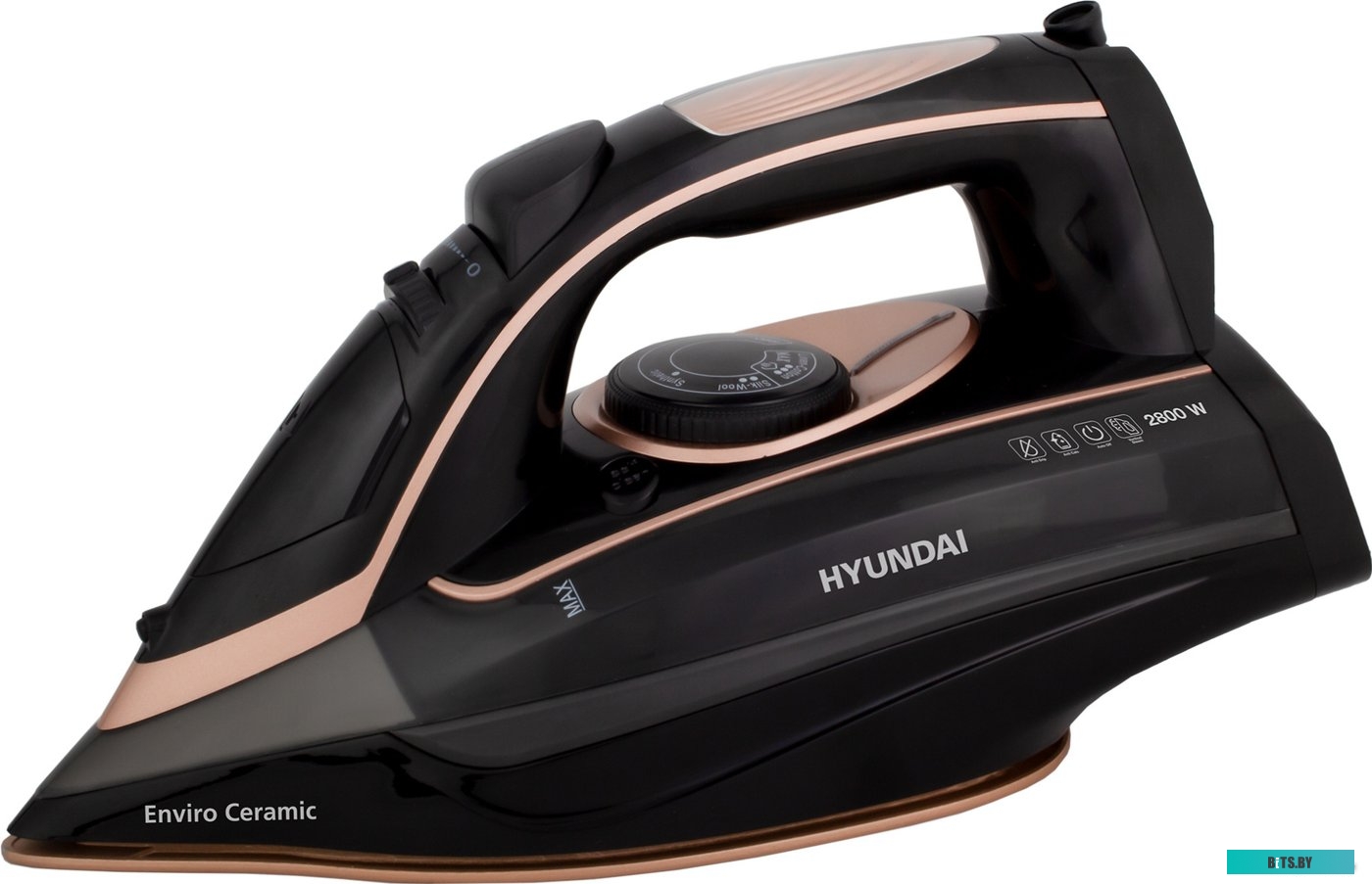 H-SI01338 Утюг Hyundai H-SI01338,  2800Вт,  черный/золотистый