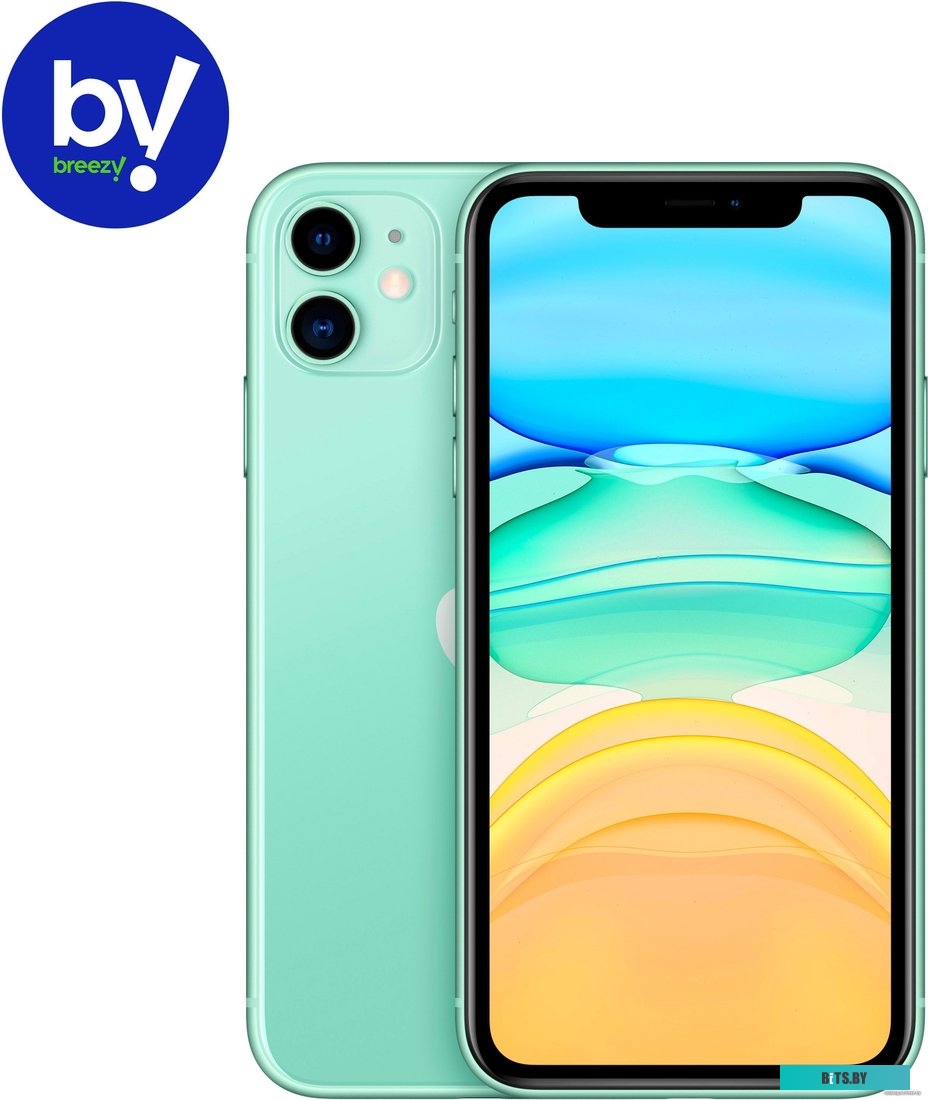 Apple iPhone 11 128GB Воcстановленный by Breezy, грейд B (зеленый)