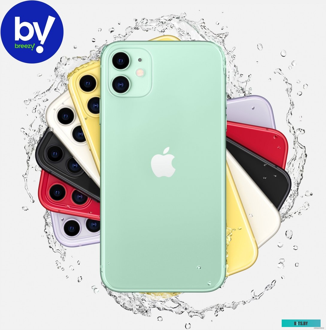 Apple iPhone 11 128GB Воcстановленный by Breezy, грейд B (зеленый)