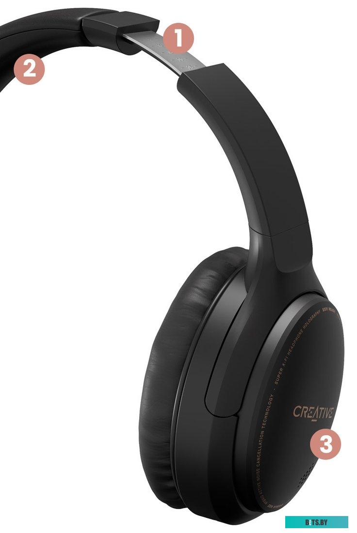 51MF1710AA001 Колонка порт. Creative Pebble Pro черный 10W 1.0 BT (51MF1710AA001)