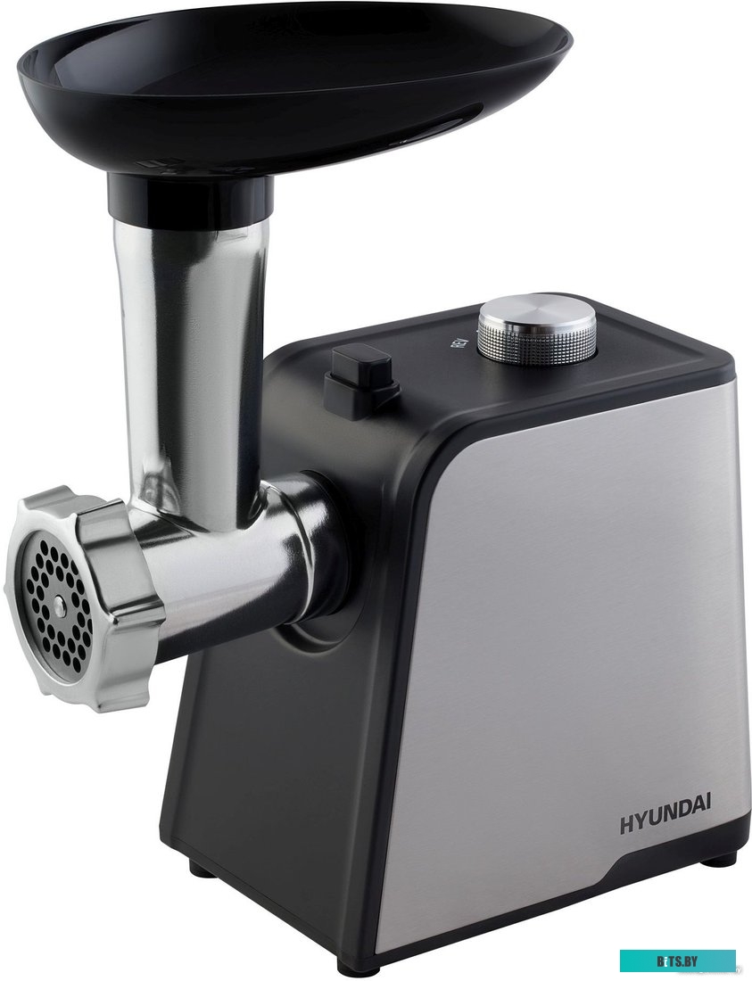 HY-MG2214 Мясорубка Hyundai HY-MG2214,  серебристый / черный