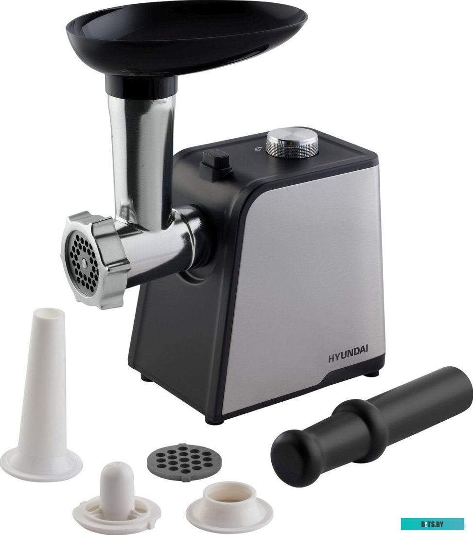 HY-MG2214 Мясорубка Hyundai HY-MG2214,  серебристый / черный
