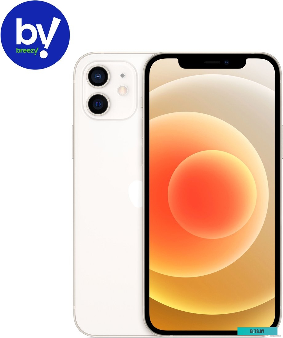 Apple iPhone 12 64GB Воcстановленный by Breezy, грейд A (белый)