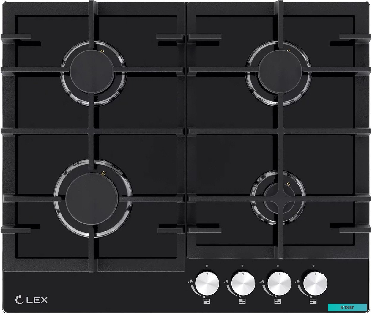 CHAO000423 Газовая варочная панель LEX GVG 642A BBL,  независимая,  черный