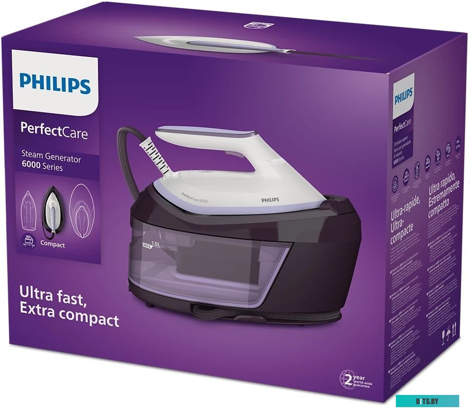 PSG6024/30 Парогенератор Philips PSG6024/30 2400Вт белый/фиолетовый