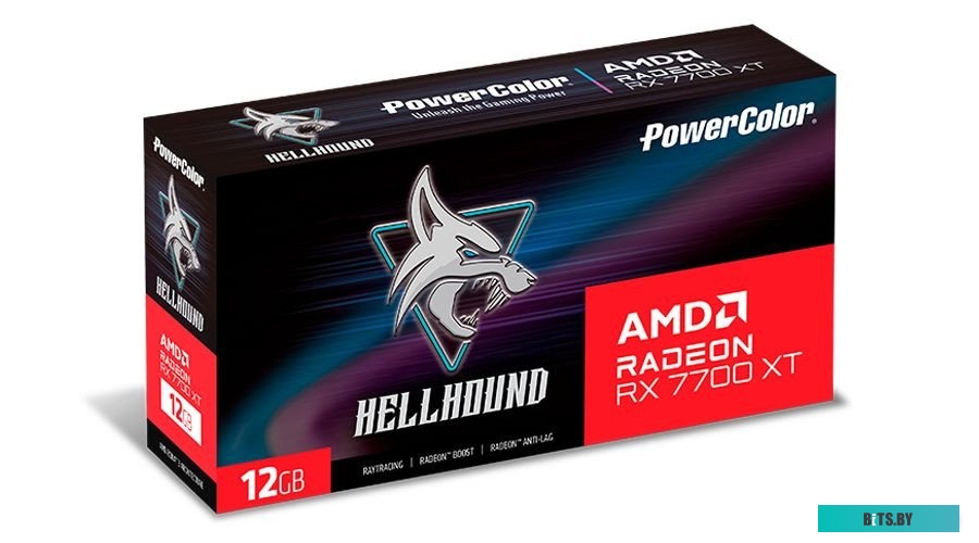 Видеокарта PowerColor RX7700XT 12G-L/OC