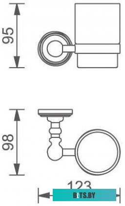 Розетка телефонная Buro 468-4 6p4c cat.5E krone