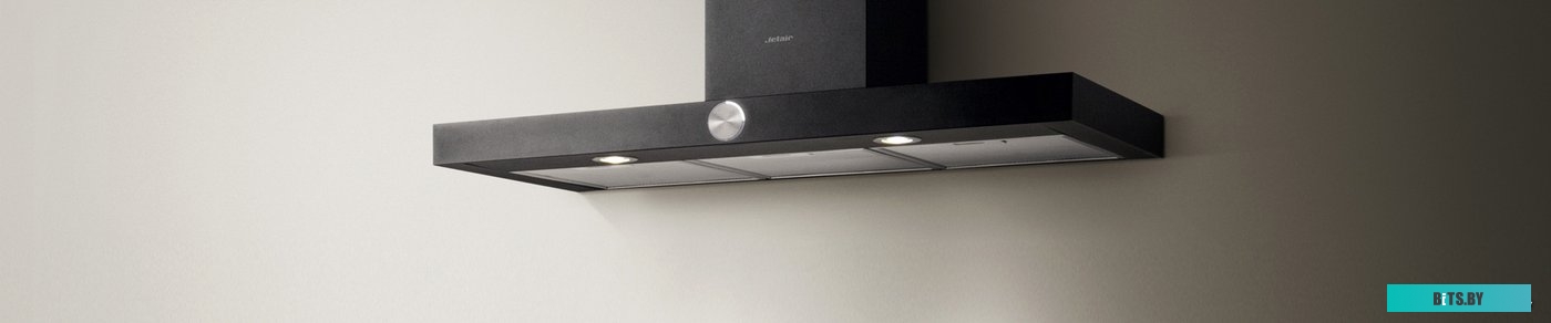 TOUCH BL/A/90-PRF0099978A Вытяжки JET AIR/ Декоративный дизайн, Т-образная, 90 см, 3-позиционное ротационное управление, 1200 куб. м. , черная