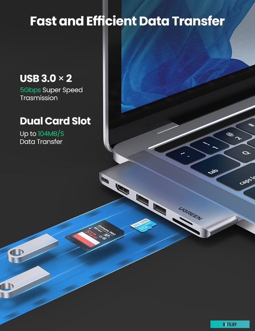 Концентратор USB (Хаб) Ugreen 80856