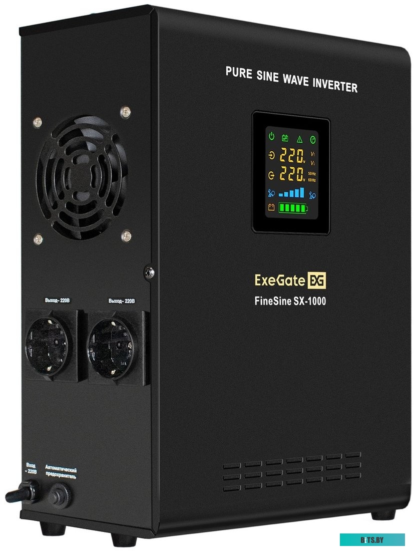 ИБП ExeGate FineSine SX-800.LCD.AVR.2SH EX295996RUS