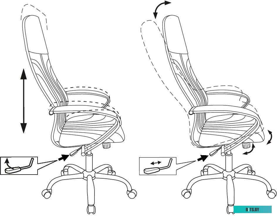 CH-610SL/FABR-DGREY Бюрократ CH-610SL (темно-серый)