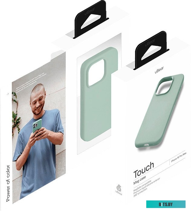 CS425CM69PTH-I24M uBear Touch Mag Case для Apple iPhone 16 Pro Max (холодная мята)
