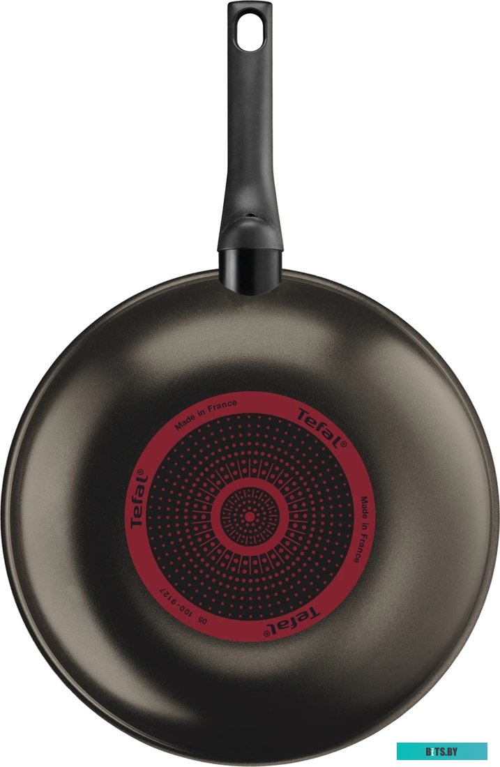 9100054099 Сковорода ВОК (WOK) Tefal Easy Plus 4237628, 28см, без крышки,  черный [9100054099]