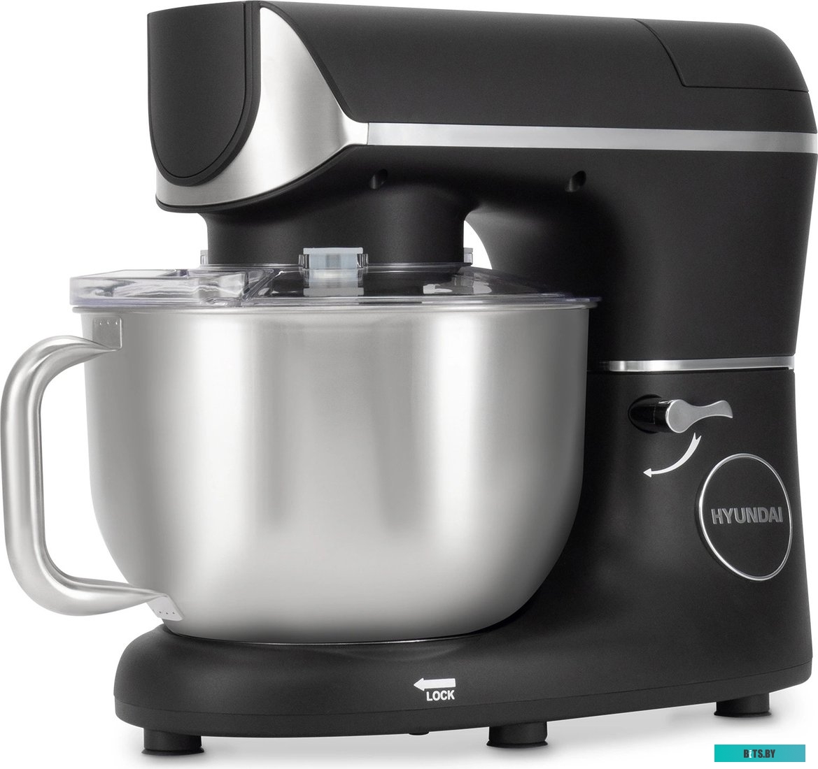 HYM-S8591 Кухонная машина Hyundai HYM-S8591,  черный / серебристый