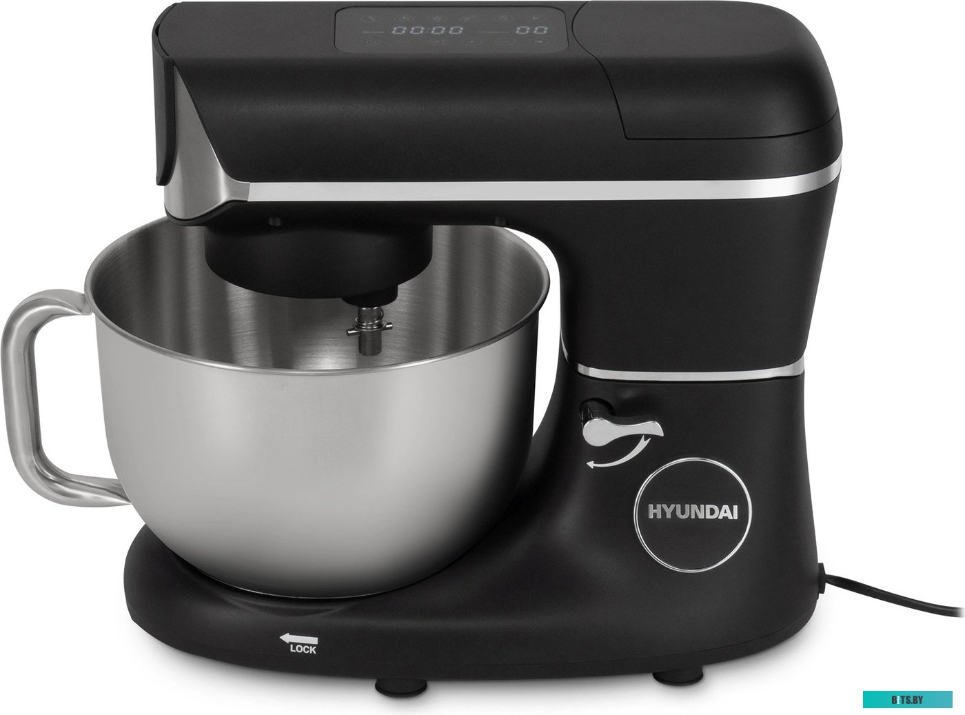 HYM-S8591 Кухонная машина Hyundai HYM-S8591,  черный / серебристый