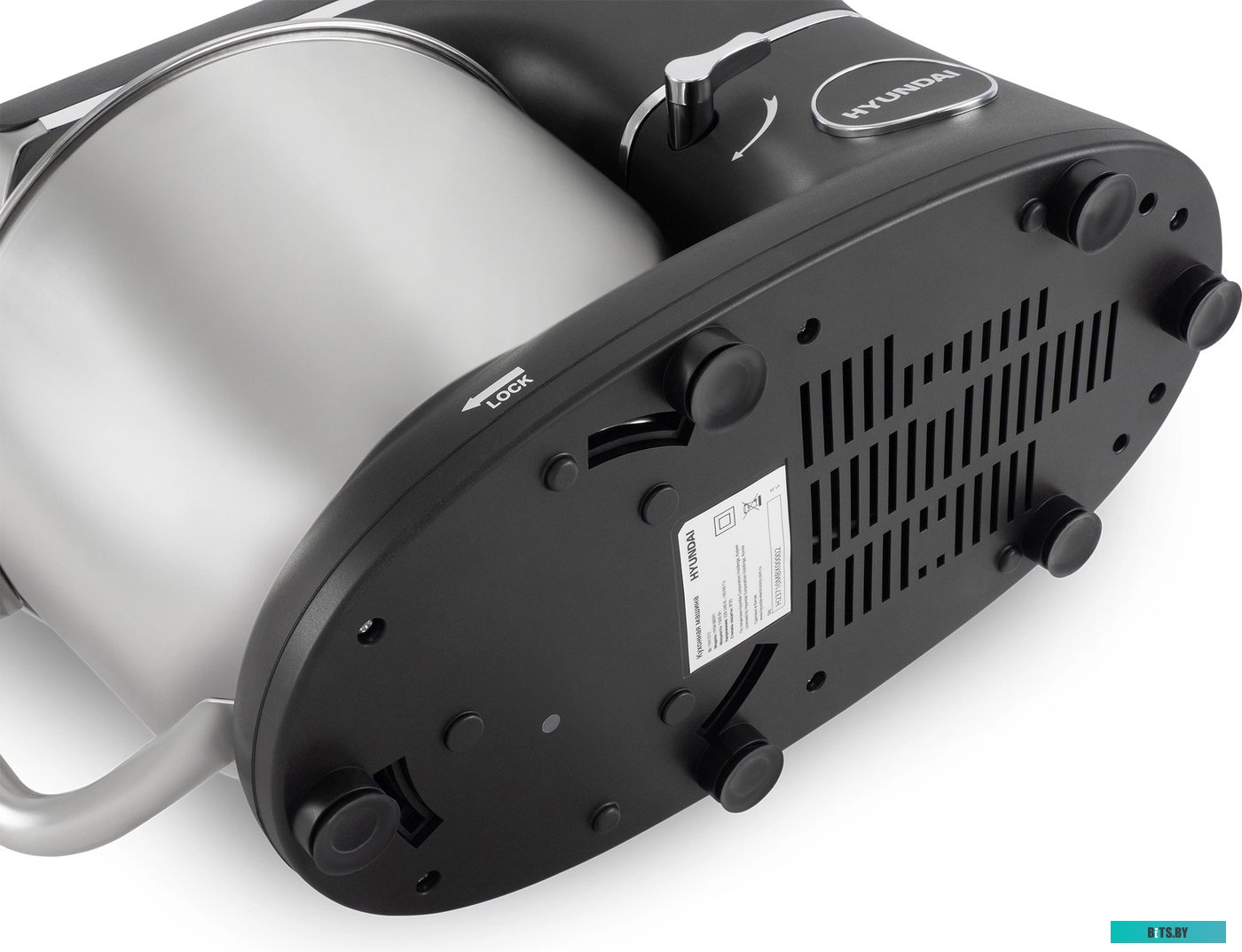 HYM-S8591 Кухонная машина Hyundai HYM-S8591,  черный / серебристый