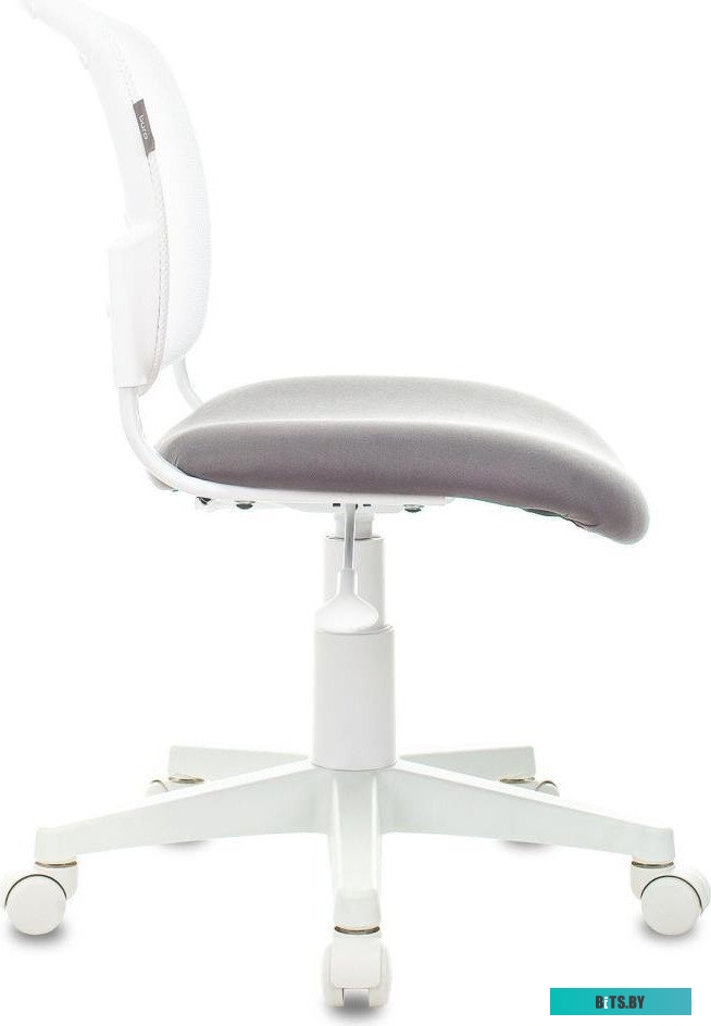 CH-W296NX/NEO-GREY Кресло детское Бюрократ CH-W296NX белый TW-15 сиденье серый Neo Grey сетка/ткань крестов. пластик белый пластик белый