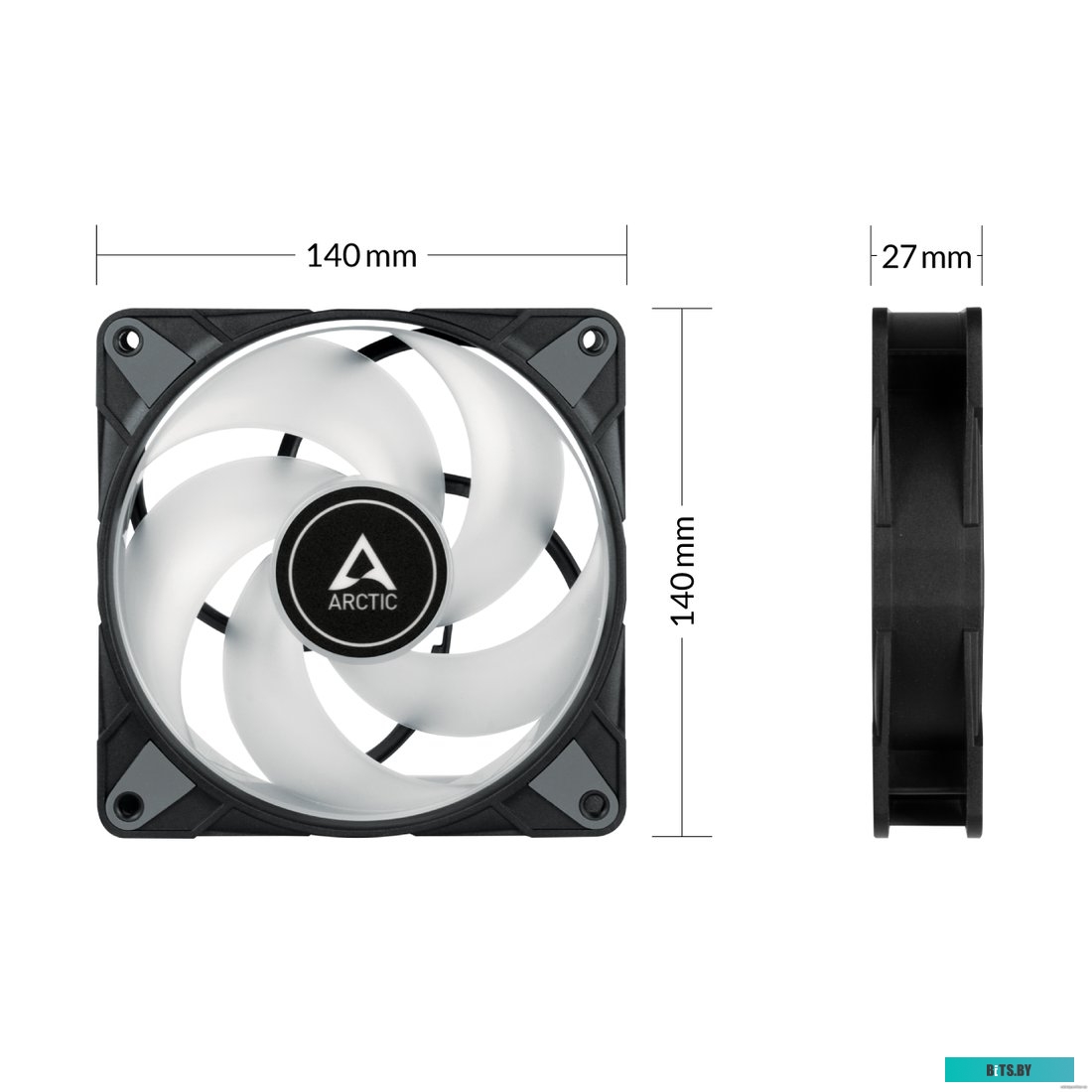 Вентилятор для корпуса Arctic P14 PWM PST A-RGB 0dB ACFAN00239A