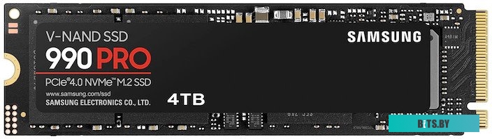 SSD накопитель Samsung 990 Pro 4TB MZ-V9P4T0BW