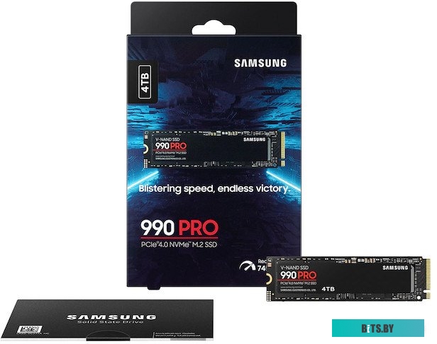SSD накопитель Samsung 990 Pro 4TB MZ-V9P4T0BW