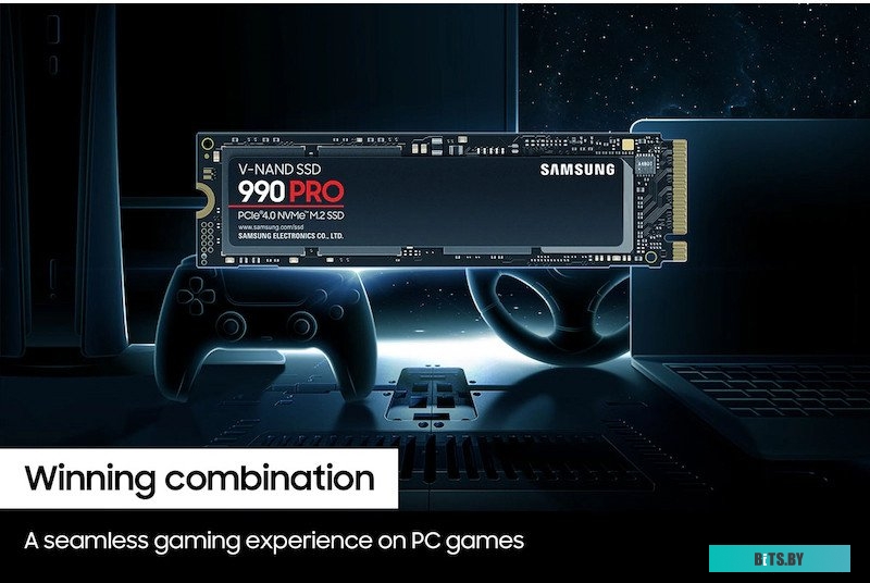 SSD накопитель Samsung 990 Pro 4TB MZ-V9P4T0BW