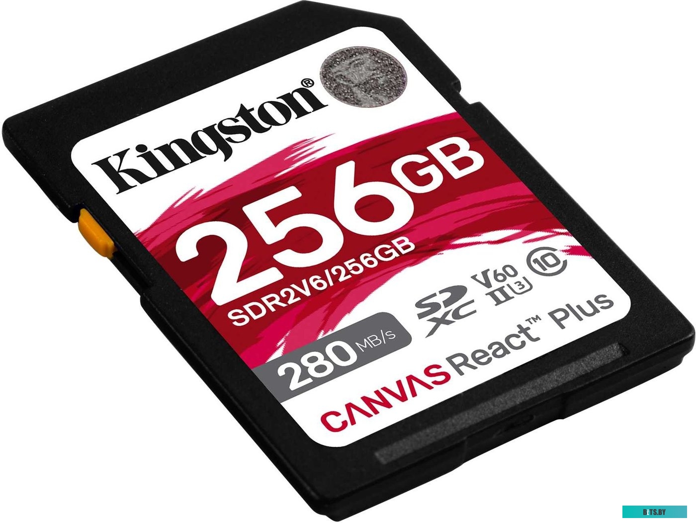 Карта памяти SDXC Kingston Canvas React Plus 256 ГБ, SDR2V6/256GB