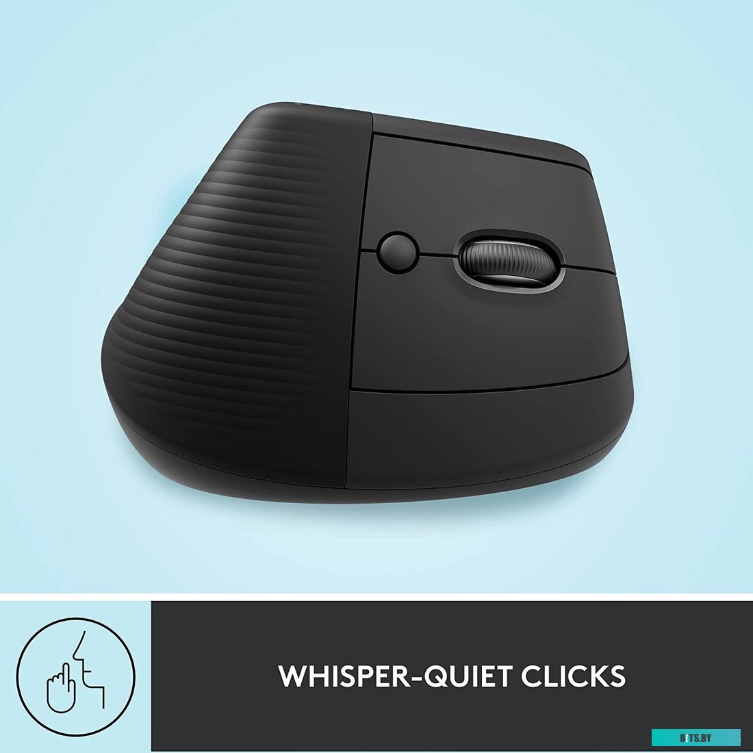 Мышь Logitech Lift белый оптическая (4000dpi) silent беспроводная BT/Radio USB для ноутбука (5but) 910-006486